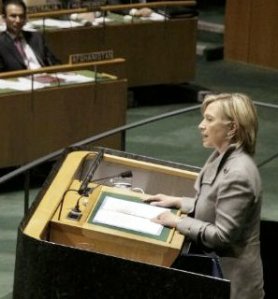 Hillary Clinton addresses 2010 NPT Review Conference