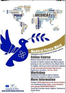 medical peace work poster
