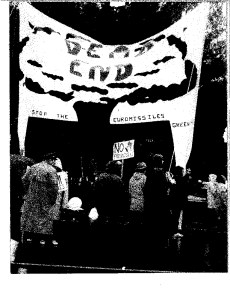 Antinuclear demonstration