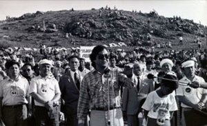 Kazakh poet Olzhas Suleimenov brought victims of nuclear testing together in the Nevada-Semipalatinsk movement and shut down the Soviet and US test sites. 