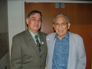 Dr. James Yamazaki (right) with PSR-LA board member Jimmy Hara